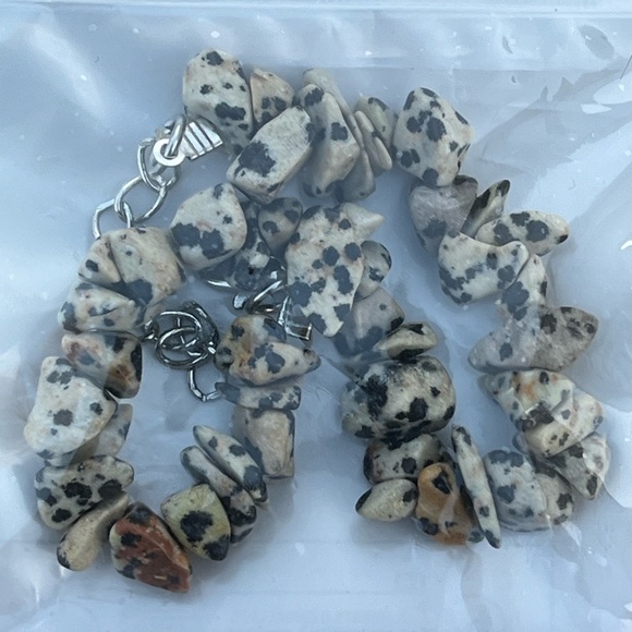 NEW Womens Spot Crystal Natural Stone Bracelet - Picture 3 of 3